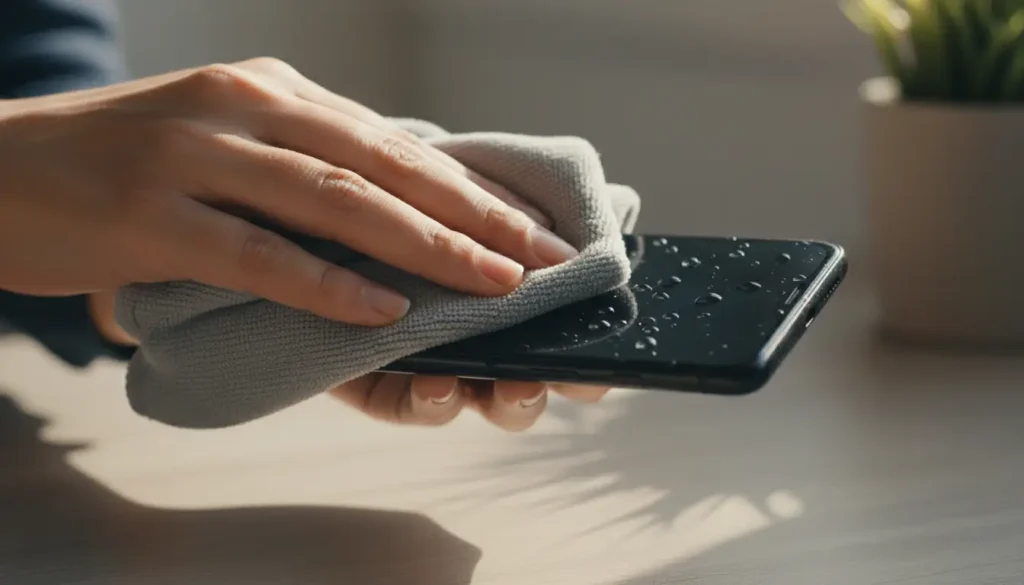 dry phone immediately 