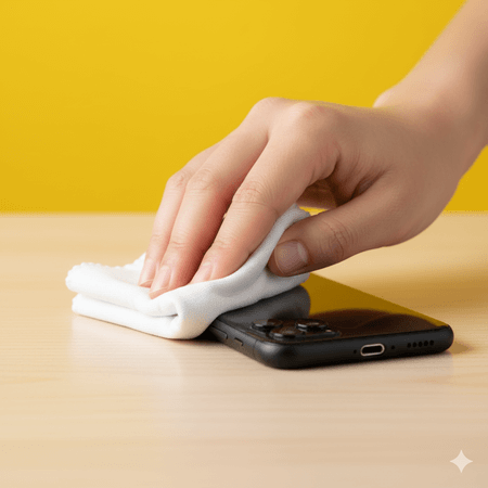 micro fiber cloth to dry phone